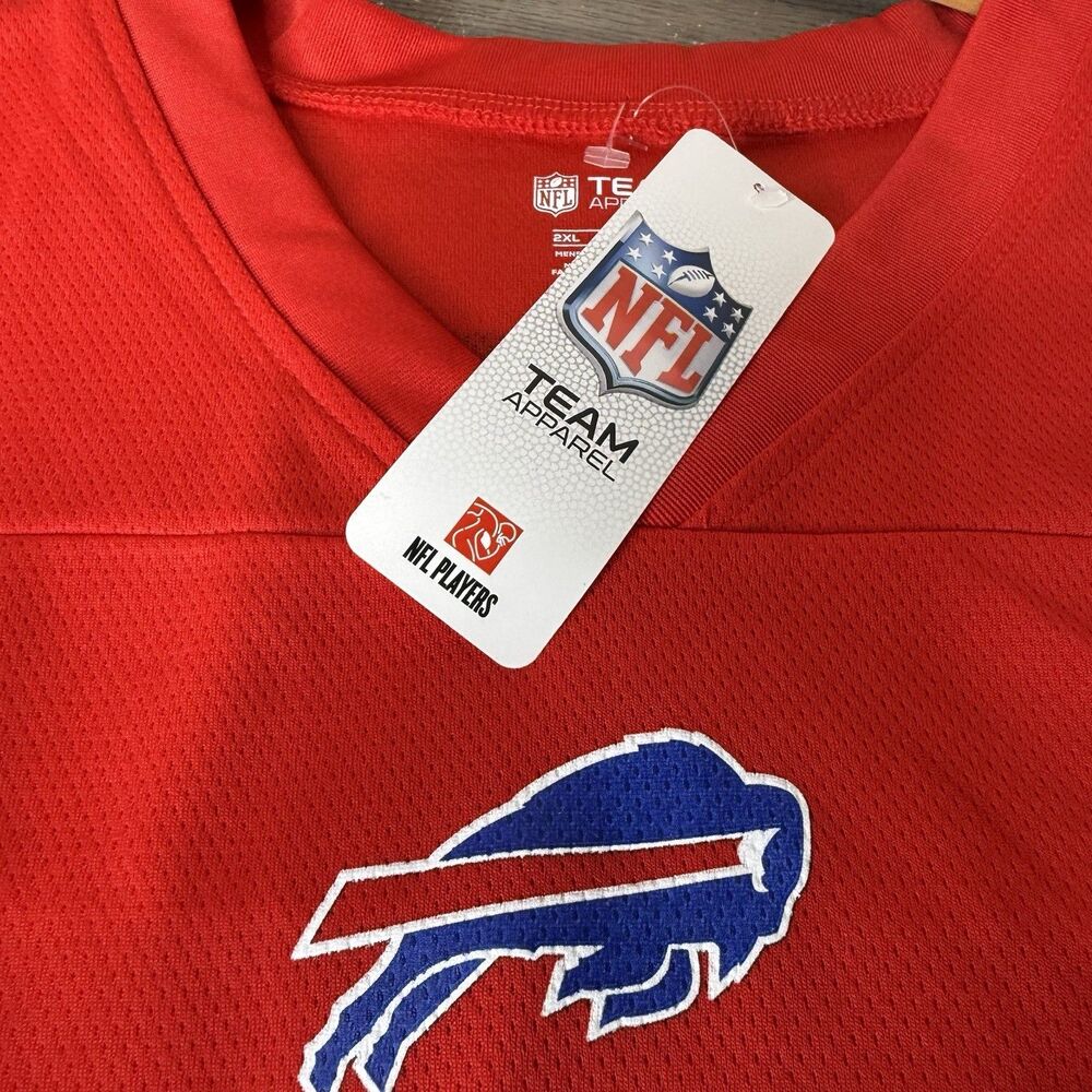 Josh Allen Buffalo Bills Jersey Mens 2XL Red Alternate NFL Football NWT - Picture 4 of 6